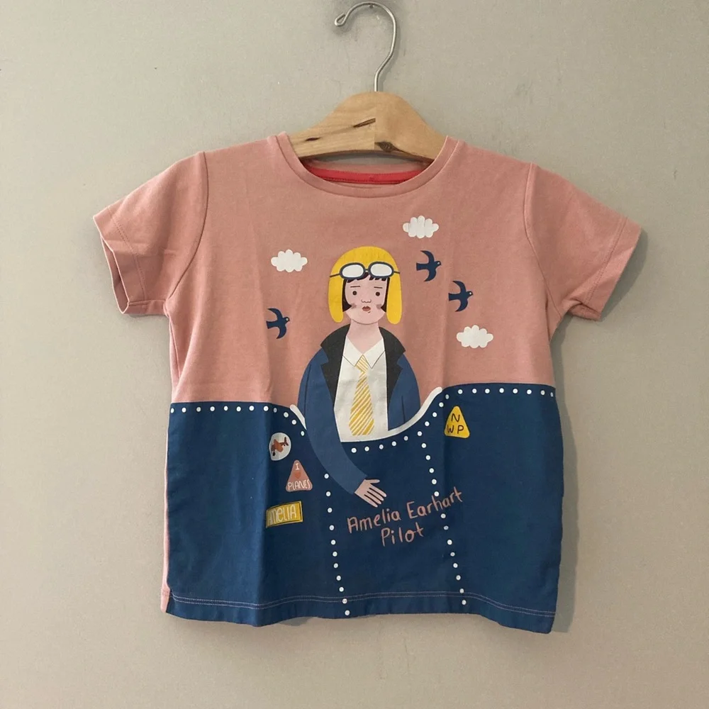 $19 ADD ON maisonette trailblazer tee piccolina kids 4Y Zara Hanna Mini Boden‎